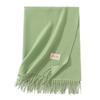 Morandi Mars Зеленый шарф Женский премиум шаль Зимний воротник Дамы