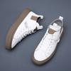 Модные короткие ботинки мужские Роскошная кожа Удобная рабочая хлопковая обувь на шнуровке Уличная дорожная спортивная повседневная обувь мужские балетки
