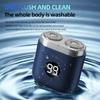 Mini Electric Shaver Pocket Size Electric Shaver for Men Rechargeable Wet & Dry Portable Powerful Waterproof Electric Razor