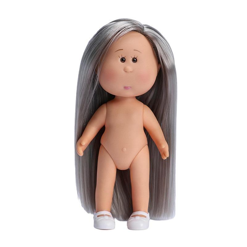 14 см / 5,5 дюйма «Картофельная кукла» Миа, Голая кукла – Мини BJD, Чистый холст для ручной росписи, Коллекционная художественная кукла