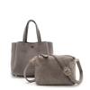 Tote Bag with Mini Bag for ARNO Actress Shoulder Daily Gray 3-room 2-way Women, Mother's Day, LABEL, Tie-up, Handbag, Bag, Crossbody, 2-way,