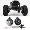 2pieces Brass Counterweight CR18P Rear Hub Carrier For Hobby Plus 1/18 Rock Van Boost Stability