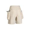 Under Armour Casual Comfortable Straight Leg Cargo Shorts With Logo Patch Women Shorts Sand 1388063-280