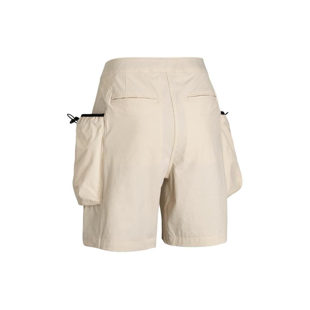 Under Armour Casual Comfortable Straight Leg Cargo Shorts With Logo Patch Women Shorts Sand 1388063-280