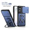 Защитное кольцо для объектива и магнитная подставка-kickstand с вращением на 360 градусов, противоударный чехол для Samsung Galaxy S26 Ultra S26 Plus