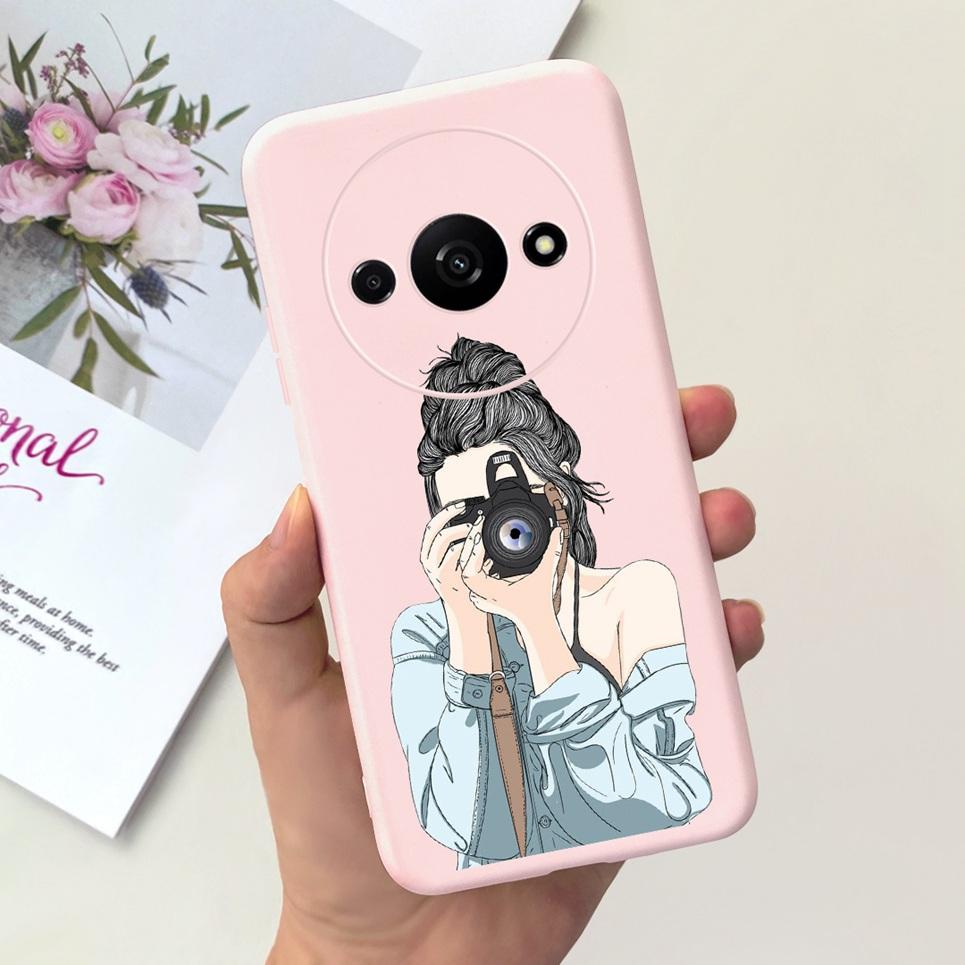 Для чехла Xiaomi Redmi A3 Женская мода Девочковый Цветок Бабочка Бампер Для Xiaomi Mi A3 Mia3 RedmiA3 Чехол Мягкий Силикон