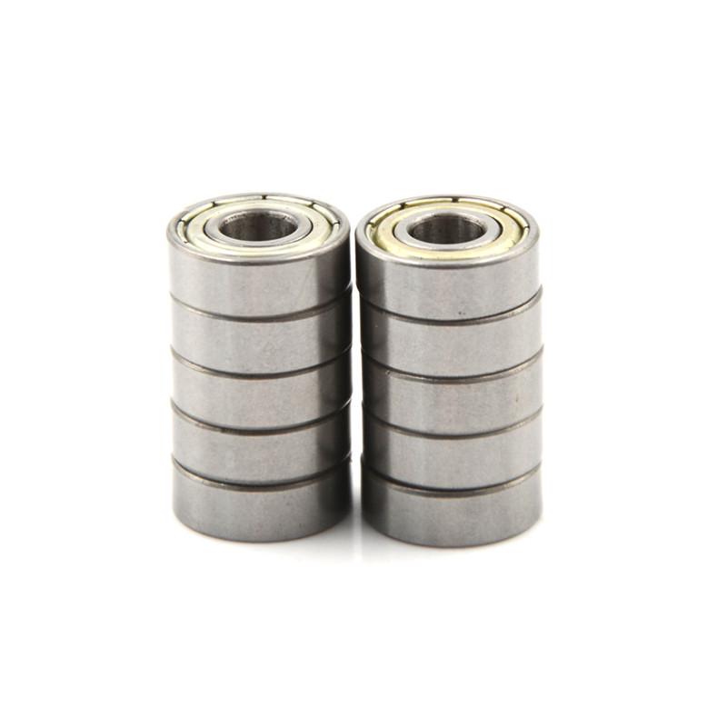 10Pcs 696Zz Deep Groove Miniature Ball Bearing 6X15X5Mm Metal Mini Bearing
