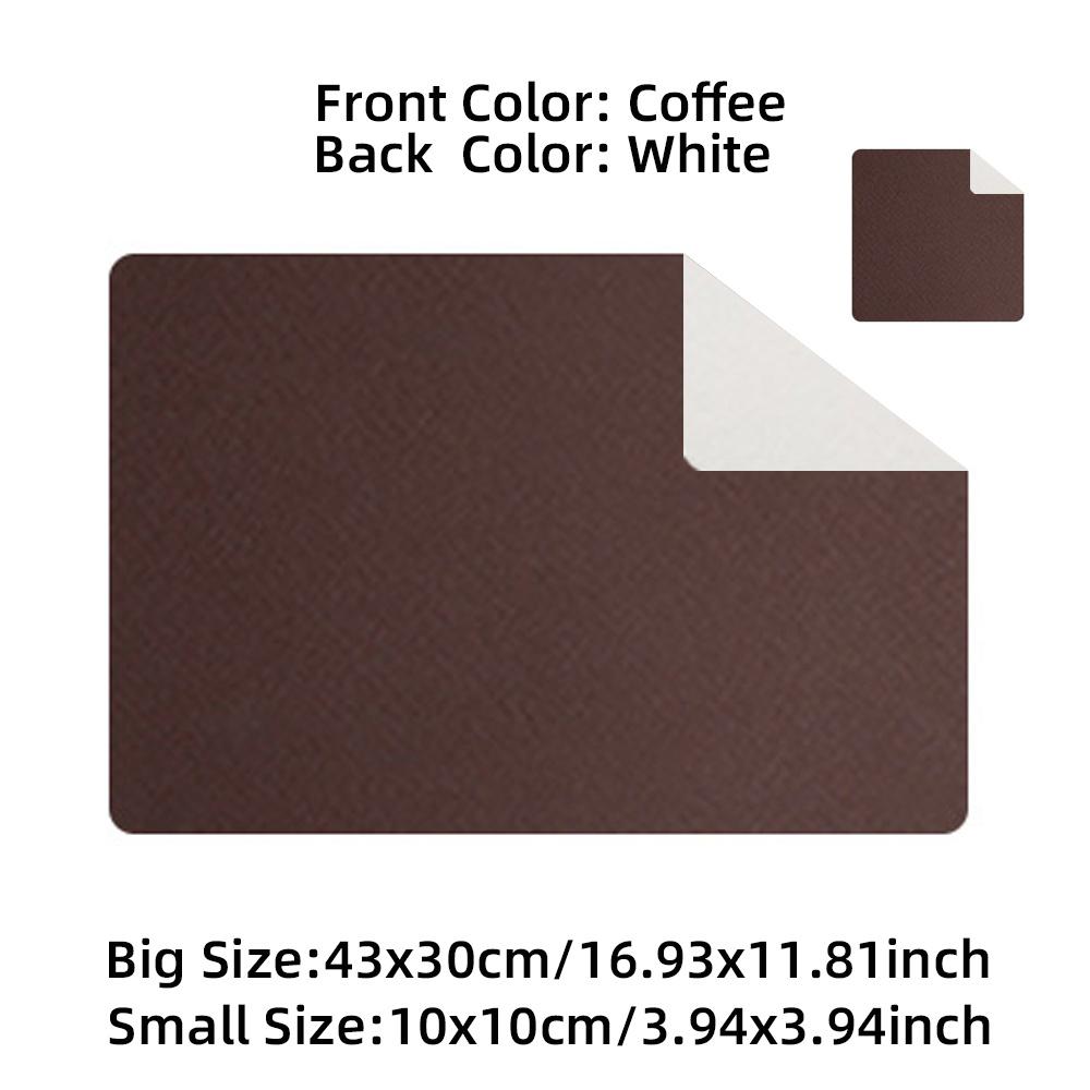 Коврик для столовых приборов кожаный домашний двухсторонний прямоугольный изолированный коврик для стола ресторанный отель западный коврик для еды водонепроницаемый коврик для стола