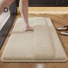 Bathroom Floor Mat Quick Absorbent Quick-Drying Anti-Slip Bottom Fluffy Microfiber Rug Entry Rug Water Washing Multipurpose Sink Kitchen Carpet