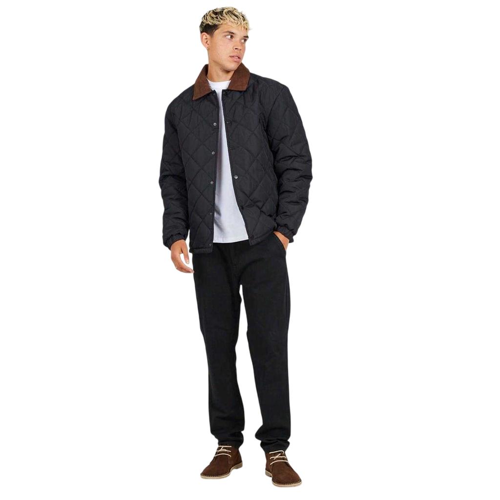 Brave Soul Mens Quilted Coach Jacket