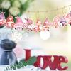 16Pcs Valentine's Day Ornaments Create Romantic Vibrant Gnome Design Atmosphere Hanging Decoration Pendants