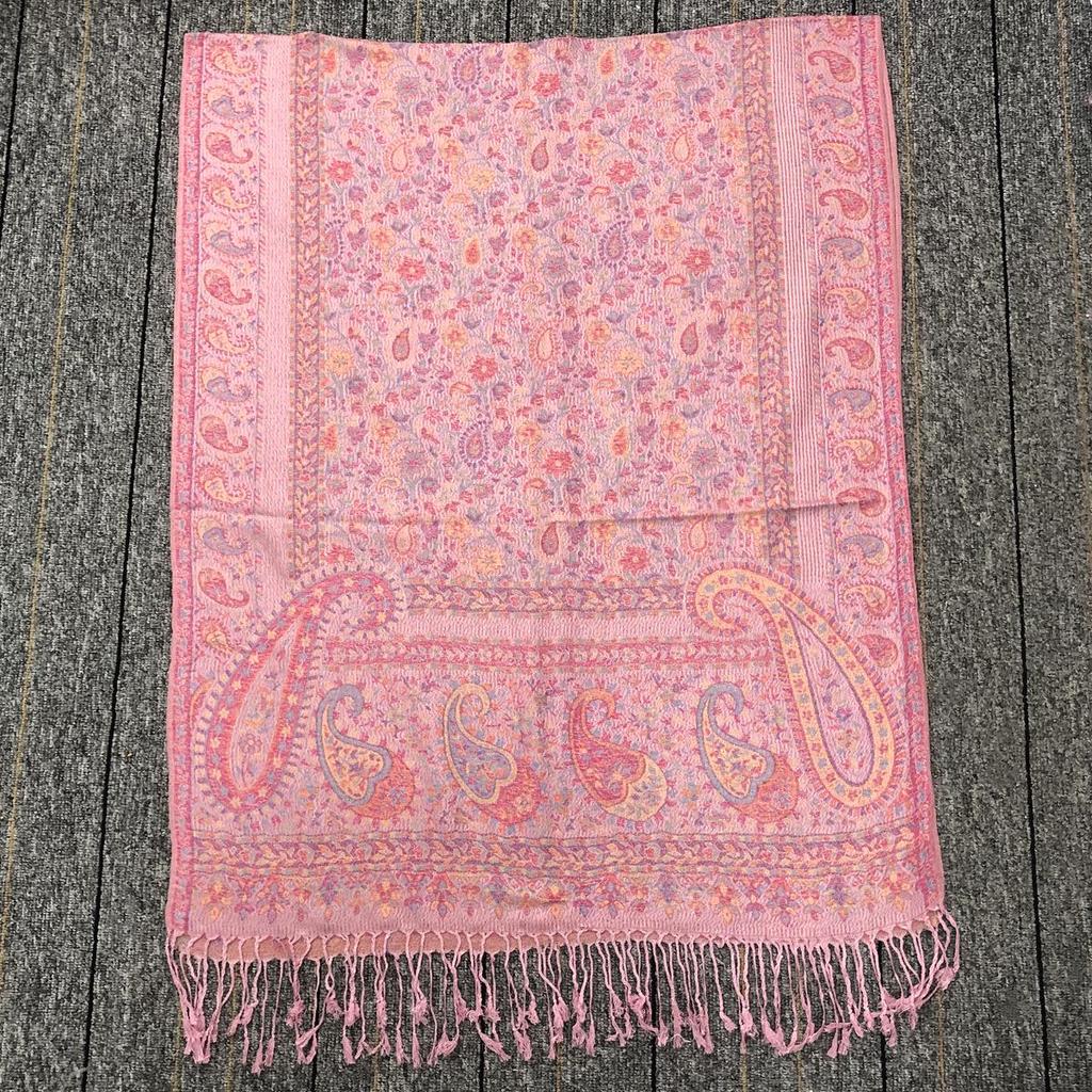Paisley Tassel Scarf: Classic Ethnic Imitation Cashmere for Autumn/Winter