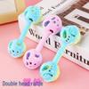 Soothing Double Head Rattle for Babies - Hand Grasping Bell Toy Gift