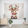 Рождественский Новый год Сани Лося Гобелен Гостиная Диван Домашний Декор Рождественский Подарок