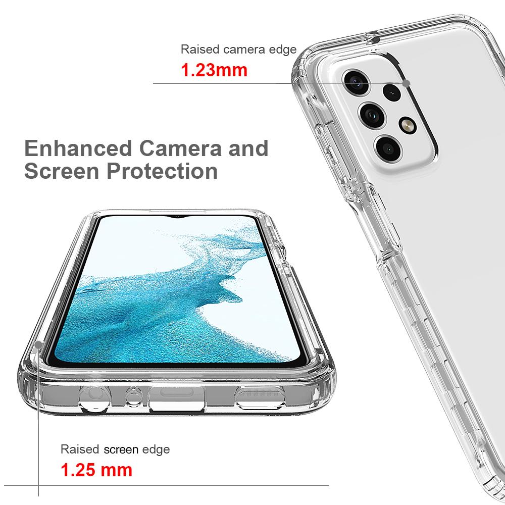 Двухслойный мягкий чехол с защитой от падения для Samsung Galaxy A23 A14 A53 A33 A13 A73 A54 A34 S23 Ultra S22 Plus S21 S20 Fe, мягкая сумка
