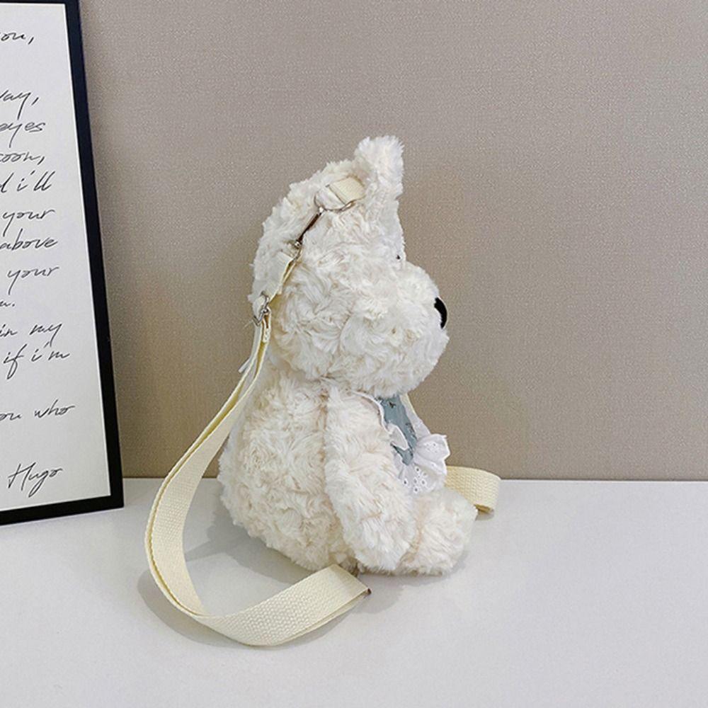 Сумка через плечо Плюшевый рюкзак Вести Собака Мягкий Бегущая Собака Ранец Детские Игровые Принадлежности