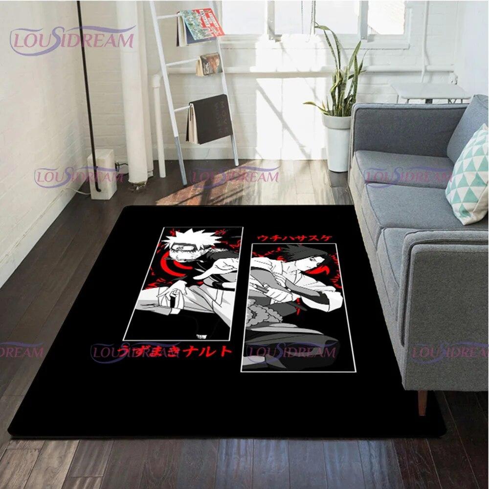 Креативный ковер с принтом N-Naruto, коврик для йоги, нескользящий ковер, коврик для ванной, напольный коврик, коврик для гостиной, подарок на день рождения