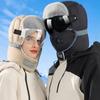 Winter Warm Waterproof Windproof Trooper Hat with Removable Mask Coldproof Skiing Caps