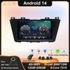 Видеоплеер Android 14 Carplay Car Stereo Radio GPS Navi WIFI Совместимость с Mazda 5 2011-2013 Навигация Мультимедиа Нет 2din