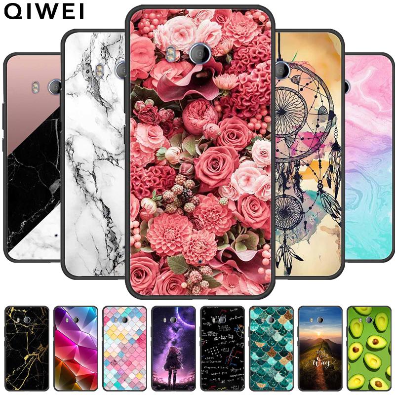For HTC U11 Case Lovely Marble Soft TPU Phone Cover Cases for HTC U11 / U11 Plus Silicon Coque U 11 U11+ Protective Funda Bumper