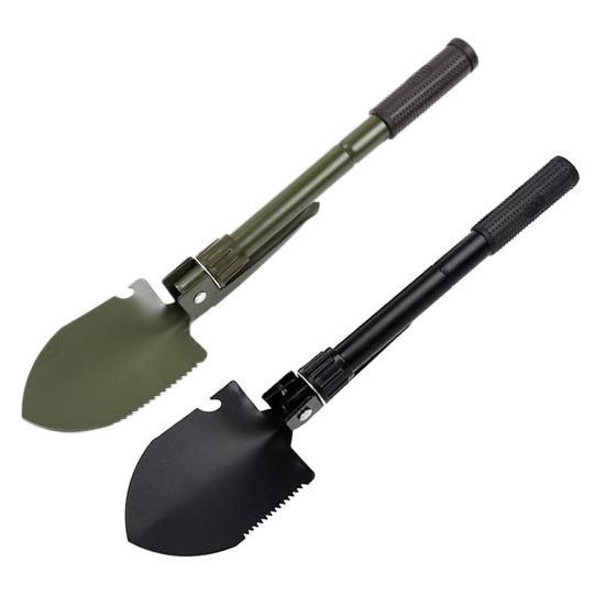 Складная лопата многофункциональная военная лопата с сумкой для хранения тактическая лопата для выживания на открытом воздухе для походов кемпинга сада использования