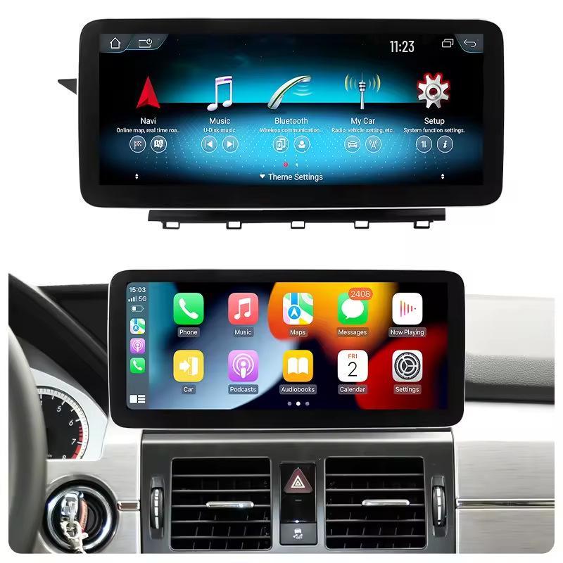 Mercedes-Benz A-Class Dual-Screen Android Navigation System with Large Central Control Display