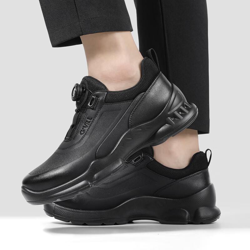 Мужские кожаные туфли в стиле business casual от Guizhobu