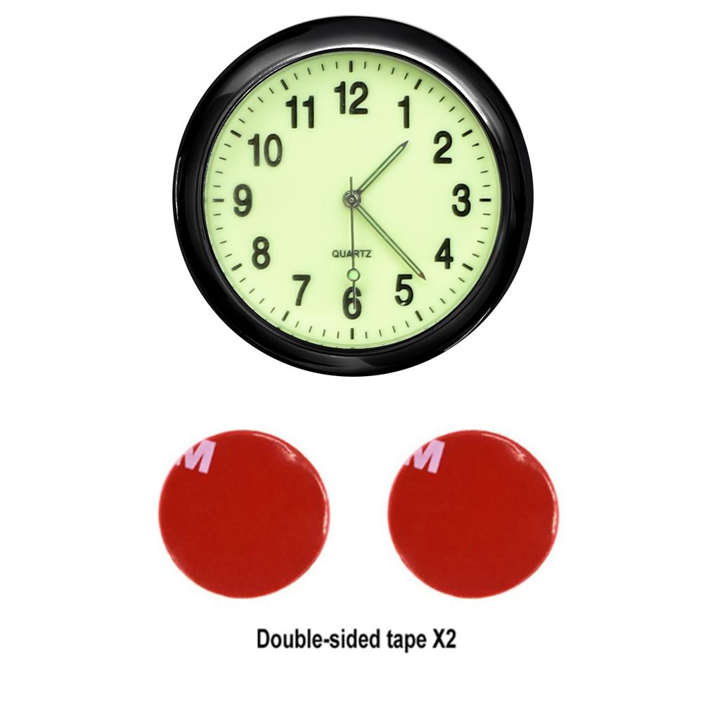 Часы на приборную панель автомобиля класса люкс - Премиальные мини кварцевые часы для салона автомобиля, современный дизайн, аксессуары для автомобильного декора