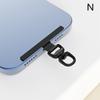 0.3Mm Sturdy Metal Cellphone Tether Tab 360 Degree Rotation Phone Hanging Strap Gasket Replacement Phone Lanyard Patch Clip