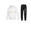 Solid Color Logo Hoodie And Long Pants Casual Sports Suit Men Sweatshirt and Pants DX0796-010+-DX0542-030