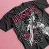 Berserk T-shirt, Guts Anime Horror Tee, Unisex Cotton Shirt Gift