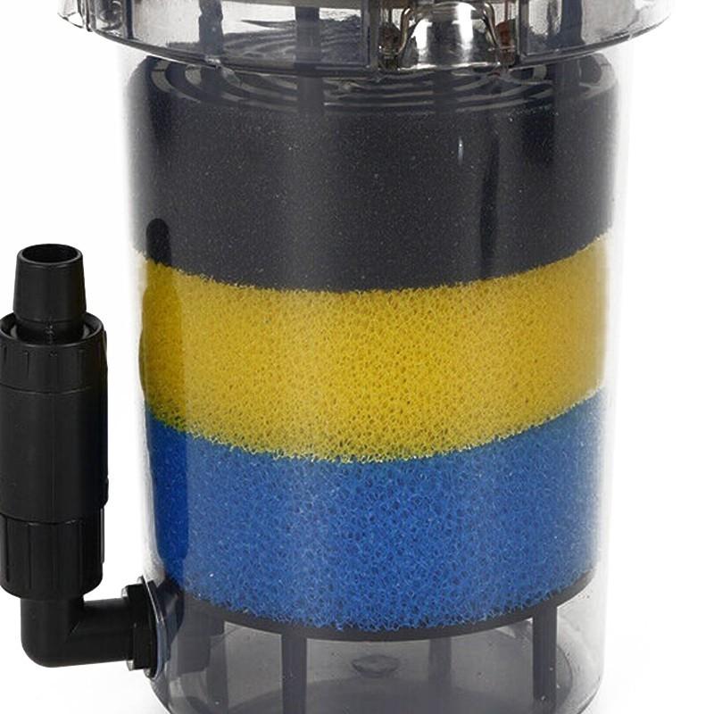 Transparent Aquarium Bucket Prefilter 1.6L For External Filter