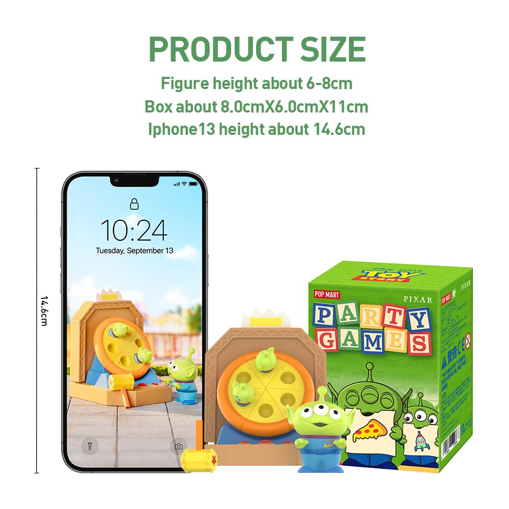 POP MART ALIEN PARTY GAMES Серия Сцена Набор Pop Mart Gacha Gacha Blind Box Фигурка Пластиковая Модель Премиум Игрушка Мягкий Винил Оригинальный Персонаж День Рождения