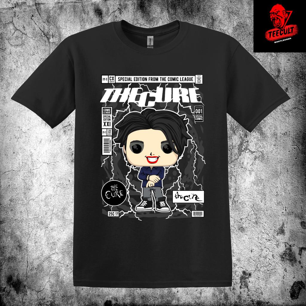 The Cure Роберт Смит 80-е Инди-группа Футболка Funko Pop Унисекс Хлопковая футболка S–3XL