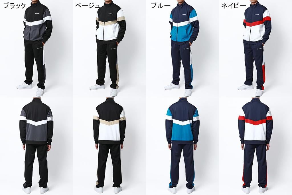 Jersey Top and Bottom Set Training Wear Setup Switchable Navy LL [Soleil Doll] Men's