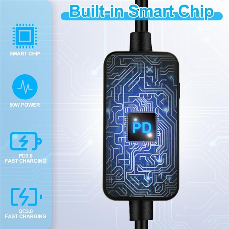 B29C-Car Lighter Socket Converter Cable-PD Type-C To 12V USB-C DC 5V To 12V Step Up Adapter