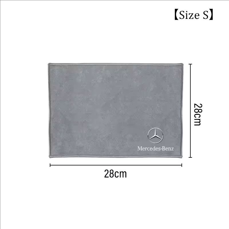 TVE4 For Mercedes Benz AMG GLC W203 W206 W220 W168 Car Wash Towel Cleaning Rag Tools Interior Cleaning Soft Brush Cleaning Dry Cloth