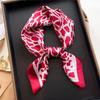 60cm Women'S New Versatile Simulated Silk Neck Protection Sunscreen Small Square Scarf Professional Scarf Headscarf