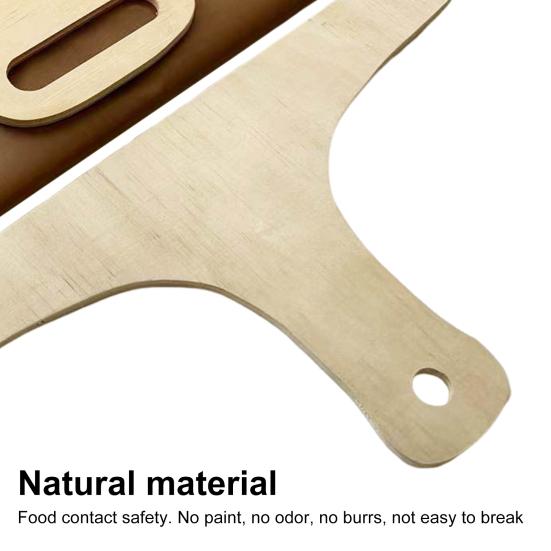 Скользящая лопатка для пиццы с деревянной ручкой, антипригарная ткань, духовка, лопатка для пиццы, съемный многофункциональный слайдер для пиццы, кухонные гаджеты