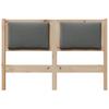 Headboard Miscellaneous Brown 120 cm Solid Pine Wood