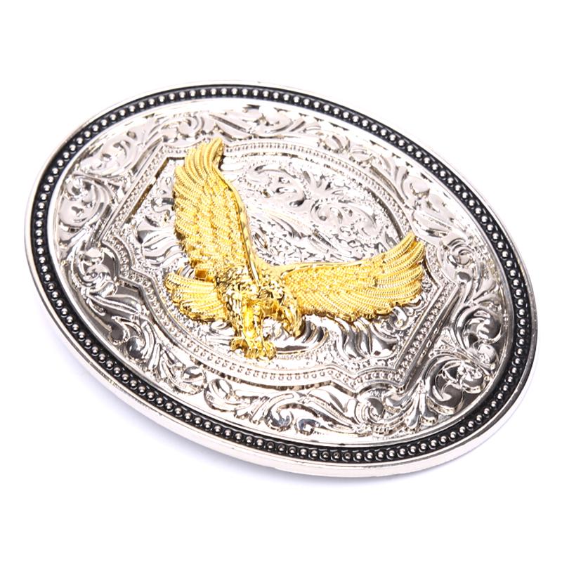 Пряжка для ремня в стиле вестерн с длинным рогом быка и орла, золотые техасские ковбойские западные пряжки