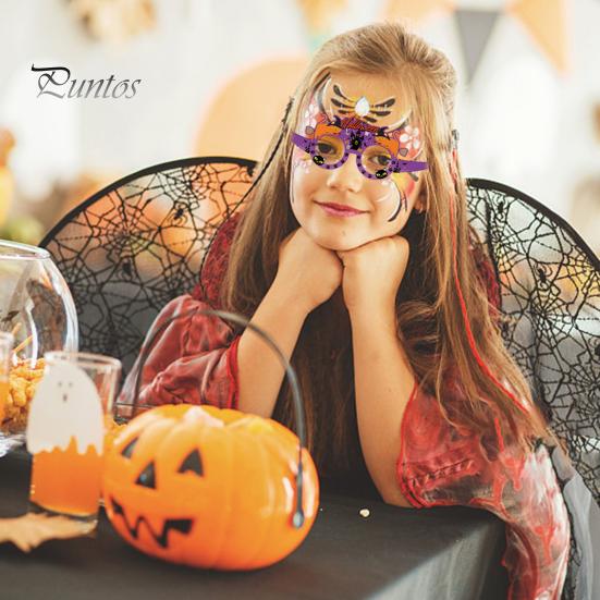 12 пар бумажных очков для вечеринок для детей и взрослых, очки в форме тыквы, летучей мыши, черепа, призрака, ведьмы, очки для Хэллоуина, товары для вечеринок