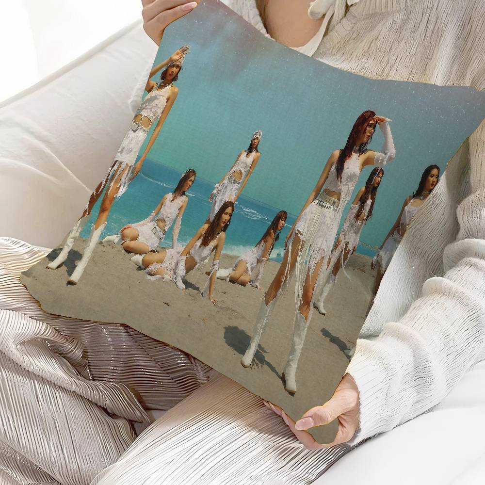 Bini Philippine Girl Group Office Cushion Pillowcase Car Cushion Cover45X45Cm Lumbar Pillowcase Sofa Pillowcover