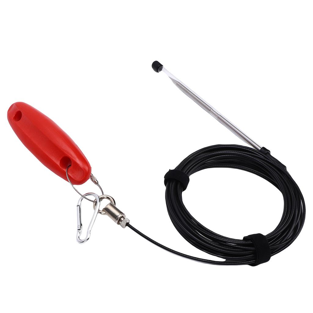 Fishing Stringer 500lbs Stainless Steel 26.2ft Fish Holder Stringer Prevent Tangling with Floater for Big Fish Outdoor