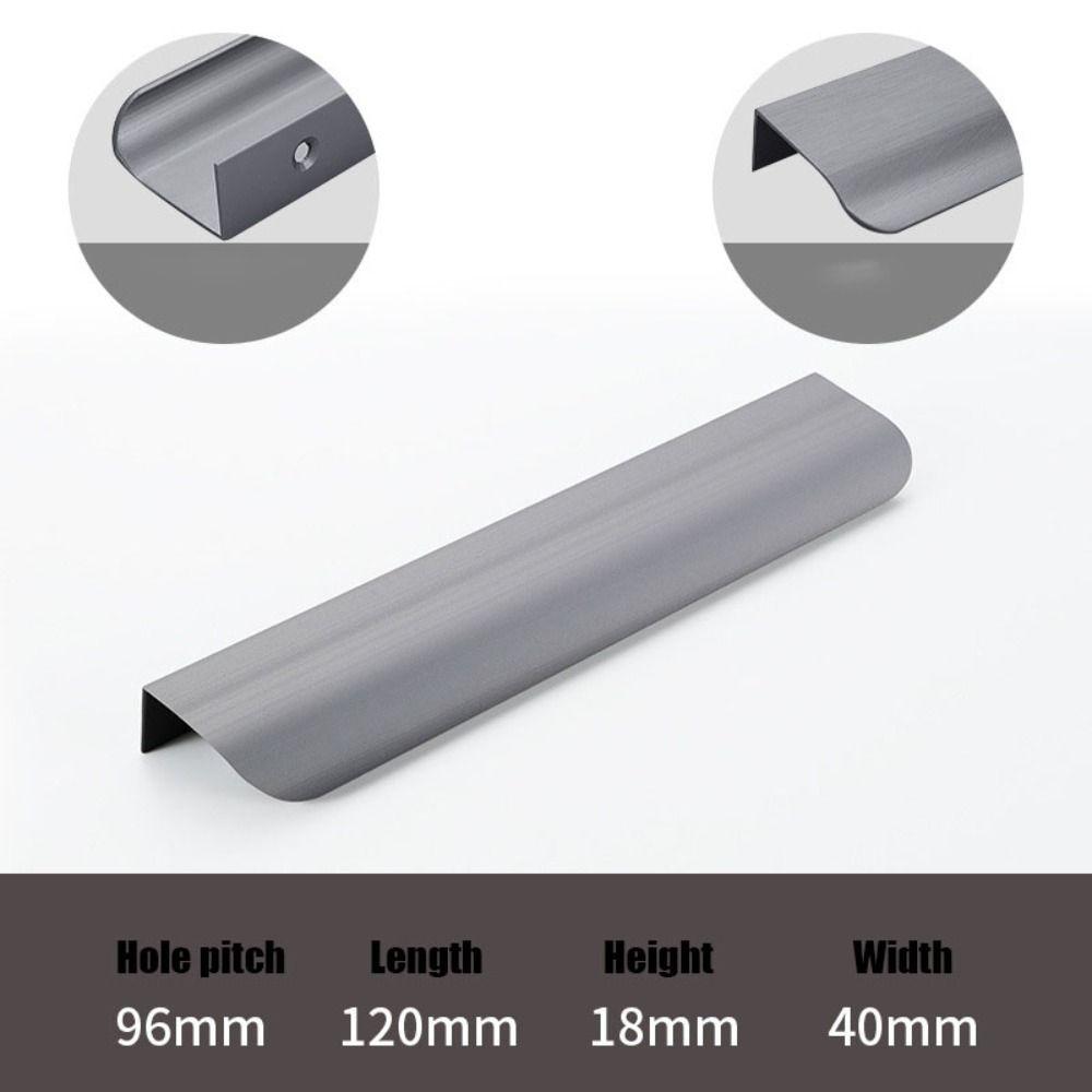 Дверная ручка с двойным отверстием, черная/золотая/серая, для шкафа с длинной ручкой, скрытая ручка для шкафа, для шкафа