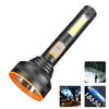 High Power Led Flashlights Rechargeable Camping Spotlight with Side Light 4 Lighting Modes for Camping Adventure Fishing Outdoor