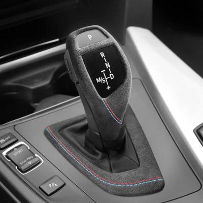 Накладка на ручку переключения передач Betterhumz для BMW F20 F30 F10 F31 F32 F36 F34 F22 X3 X4 X5 X6, замшевая панель, аксессуары для интерьера
