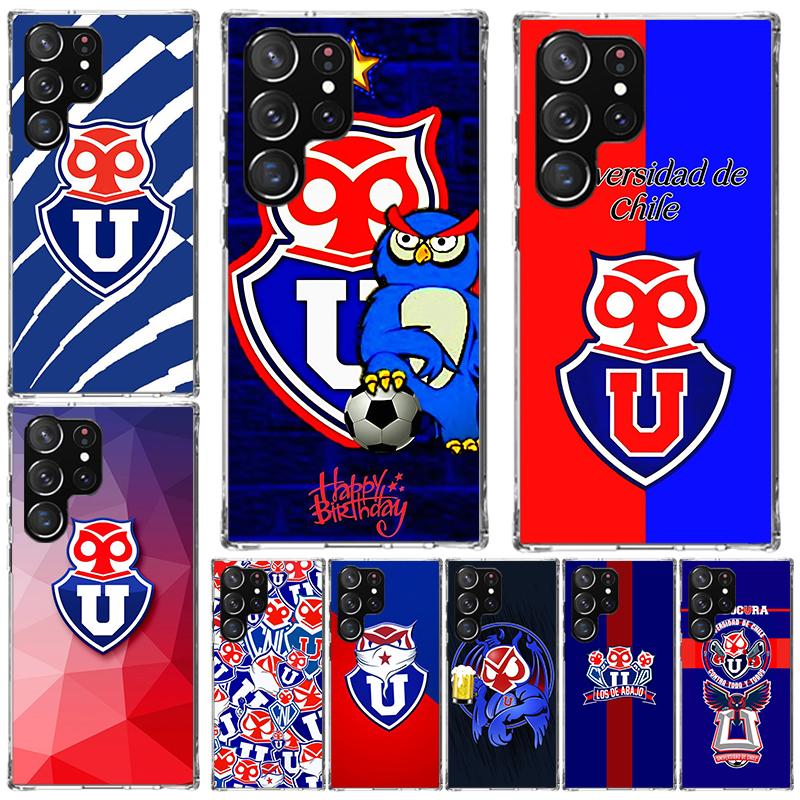 De Chile U-University Logo For Samsung Galaxy Note 20 Ultra 9 8 10 Pro Phone Case S10E S10 Lite S9 Plus S8 + S7 Edge A6 A7 A8 J4