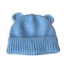 Cream Bear Sweet Cute Wind Ears Woolen Hat Ladies Autumn And Winter Pullover Knitted Warm Ear Protector Woolen Hat