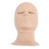 Съемная модель головы манекена с одинарным веком для наращивания ресниц, силиконовая модель для тренировки макияжа
